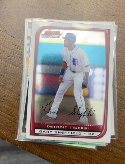 2008 Bowman Chrome #152 Gary Sheffield — front
