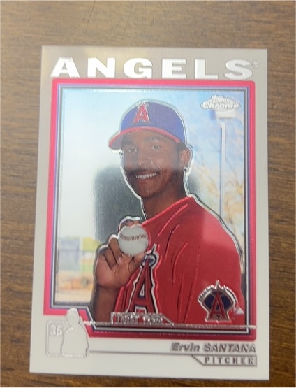 2004 Topps Chrome #249 Ervin Santana — front