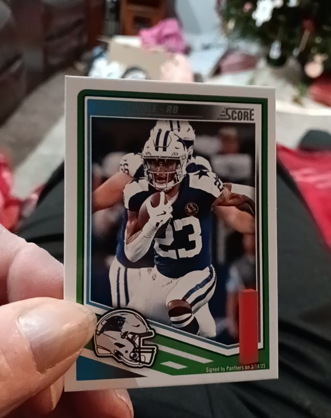 2025 Score #241 Rico Dowdle — front