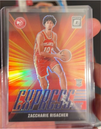 2024-25 Panini Donruss Optic #23 Zaccharie Risacher Express Lane — front