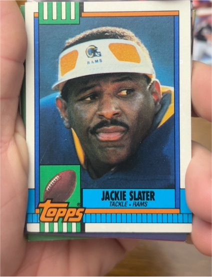 1990 Topps #69 Jackie Slater — front
