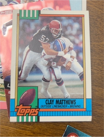 1990 Topps #172 Clay Matthews — front