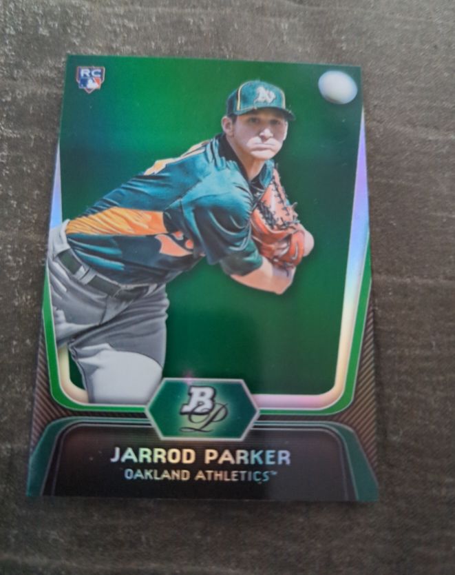 2012 Bowman Platinum #96 Jarrod Parker — front