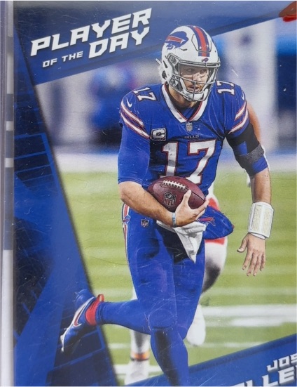 2020 Panini Player of the Day Josh Allen — front