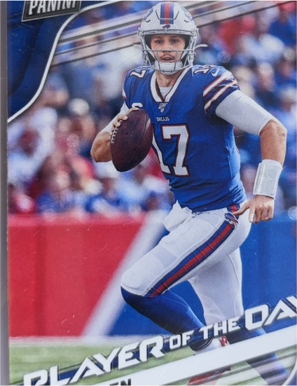 2020 Panini Player of the Day #20 Josh Allen — front