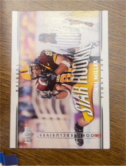 2007 Upper Deck Star Rookies Rookie Exclusives #248 Zach Miller — front