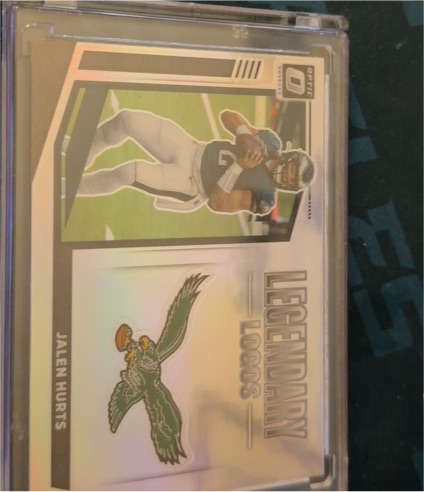 2021 Panini Donruss Optic Legendary Logos #LL-16 Jalen Hurts — front