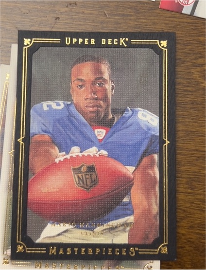 2008 Upper Deck Masterpieces #61 Mario Manningham — front