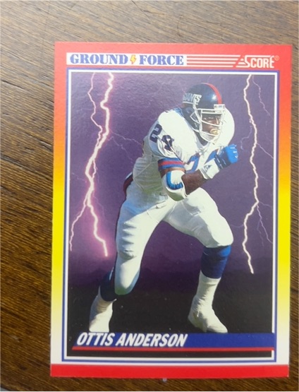 1990 Score #562 Ottis Anderson Ground Force — front