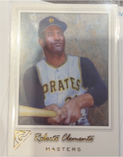 1991 Leaf #7 Roberto Clemente — front