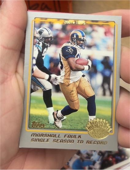 2001 Topps #282 Marshall Faulk — front