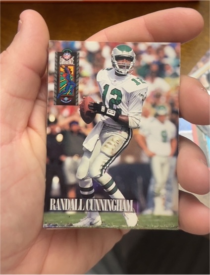 1994 Classic NFL Experience #76 Randall Cunningham — front