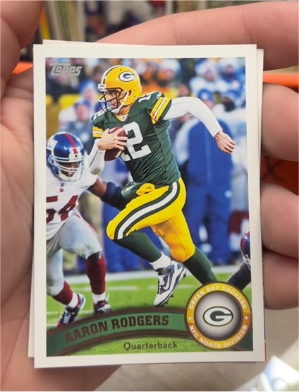 2011 Topps #1 Aaron Rodgers — front