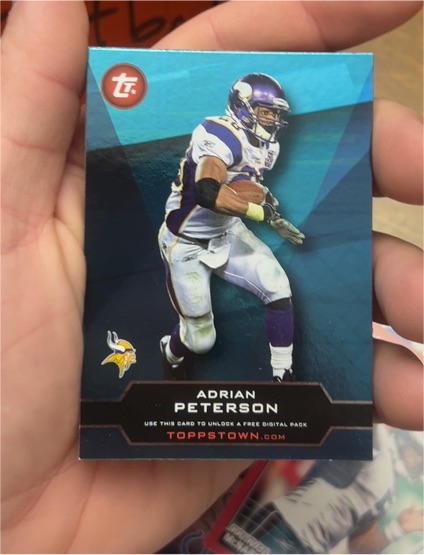 2011 Topps #TT-2 Adrian Peterson ToppsTown — front