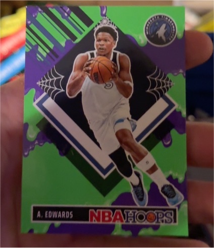 2024-25 Panini Haunted Hoops #290 Anthony Edwards — front