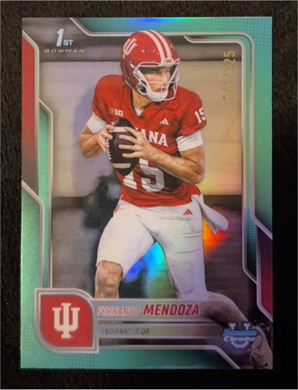 2025 Bowman Chrome University #109 Fernando Mendoza — front