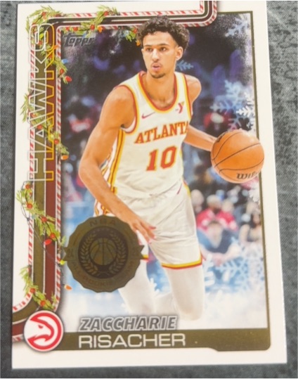 2025-26 Topps Holiday #H49 Zaccharie Risacher — front