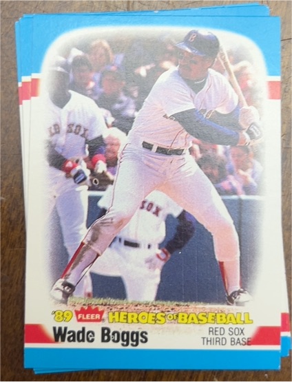 1989 Fleer Heroes of Baseball #2 Wade Boggs — front
