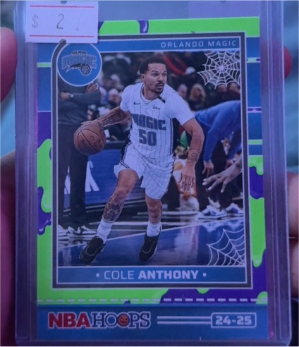 2024-25 Panini Haunted Hoops #12 Cole Anthony — front