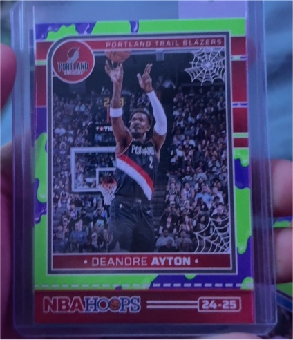 2024-25 Panini Haunted Hoops #123 Deandre Ayton — front