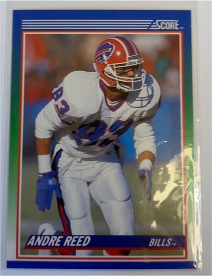 1990 Score #57 Andre Reed — front