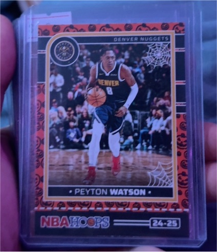 2024-25 Panini NBA Hoops Peyton Watson — front