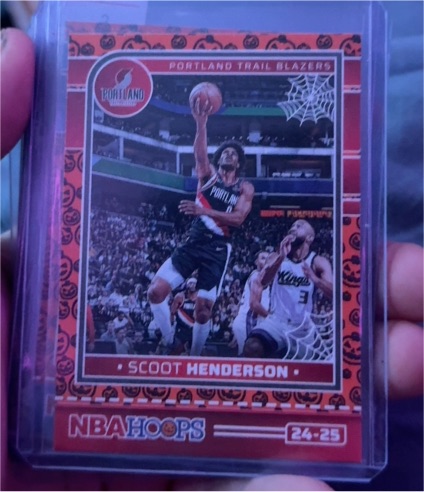 2024-25 Panini Haunted Hoops #205 Scoot Henderson — front