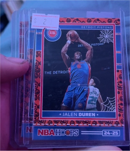 2024-25 Panini Haunted Hoops #24-25 Jalen Duren — front