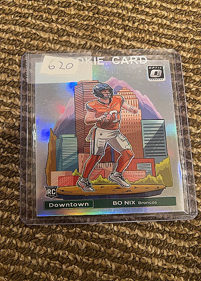 2024 Panini Donruss Optic Downtown! #19 Bo Nix — front