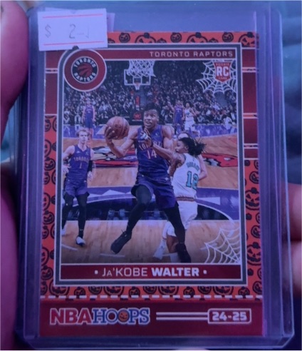 2024-25 Panini Haunted Hoops #255 Ja'Kobe Walter — front