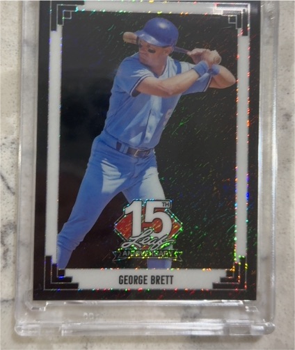 2025 Leaf 15th NSCC National 1991 George Brett — front