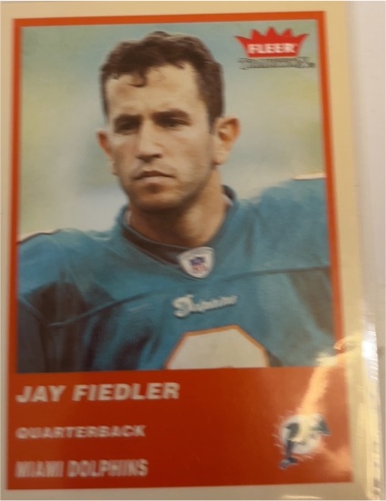 2004 Fleer Tradition #127 Jay Fiedler — front