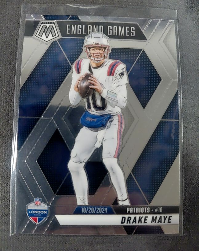 2025 Panini Mosaic #258 Drake Maye England Games — front