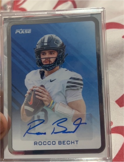 2024 Pulse Football Rocco Becht Autograph — front