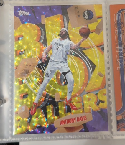 2025-26 Topps #BB-37 Anthony Davis Big Box Ballers Dallas Mavericks — front