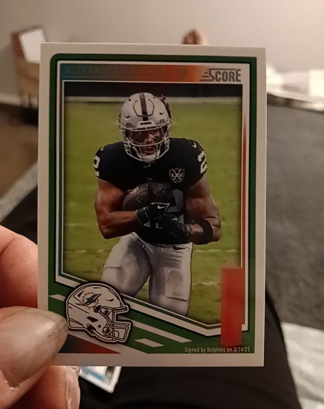 2025 Score #112 Alexander Mattison — front