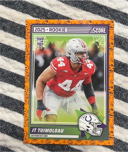 2025 Panini Score A Treat #84 JT Tuimoloau — front