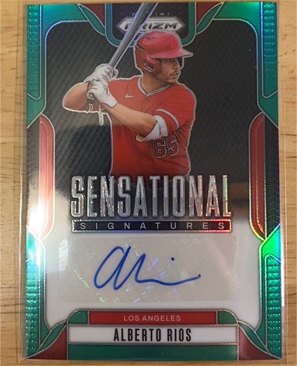 2025 Panini Prizm #SS-AR Alberto Rios — front