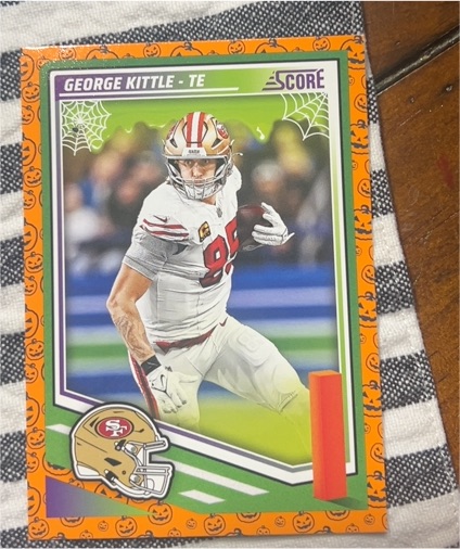 2025 Panini Score-A-Treat #168 George Kittle — front