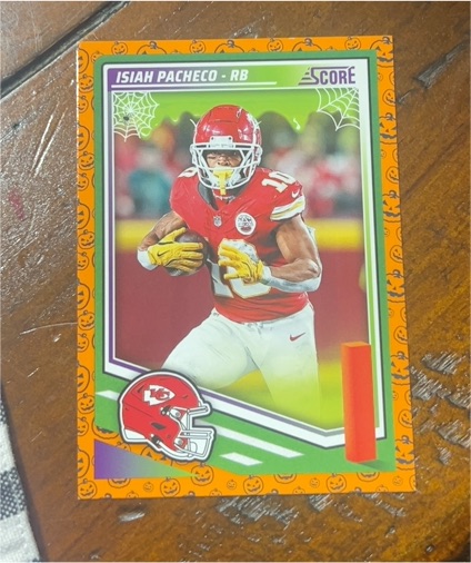 2025 Panini Score A Treat #278 Isiah Pacheco — front