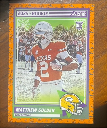 2025 Panini Score Score-A-Treat #56 Matthew Golden — front