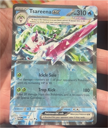 2023 Pokémon SV04 Paradox Rift #046 Tsareena ex — front