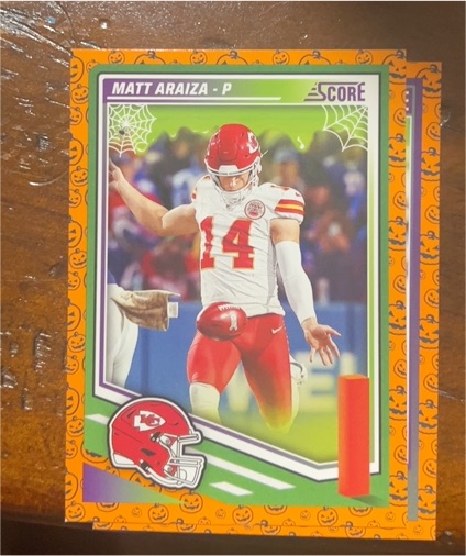 2025 Panini Score-A-Treat #288 Matt Araiza — front