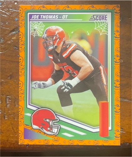 2025 Panini Score-A-Treat #59 Joe Thomas Cleveland Browns — front