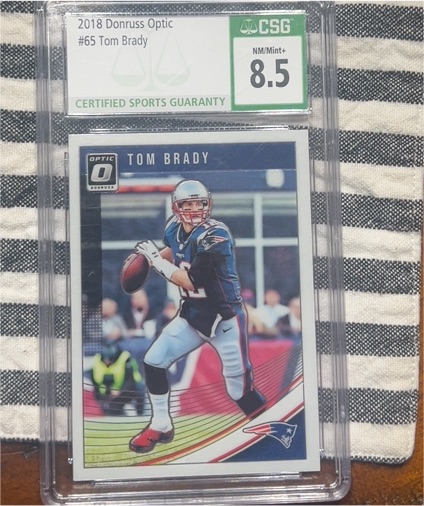 2018 Donruss Optic #65 Tom Brady — front