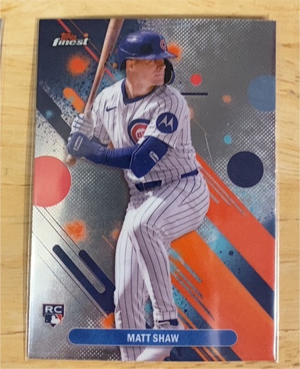 2025 Topps Finest #85 Matt Shaw — front