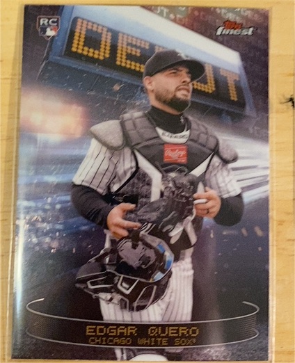 2025 Topps Finest #D-16 Edgar Quero Debut — front