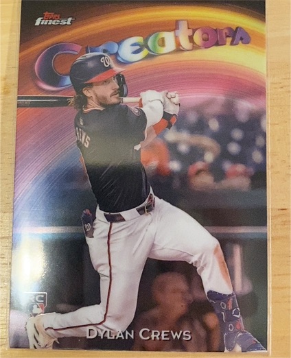 2025 Topps Finest #C-11 Dylan Crews Creators — front