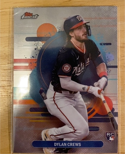 2025 Topps Finest #125 Dylan Crews — front