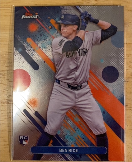2025 Topps Finest #48 Ben Rice — front